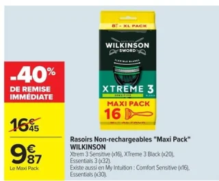 Rasoirs Non-rechargeables "Maxi Pack" Wilkinson