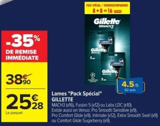 Gillette Lames "Pack Spécial"