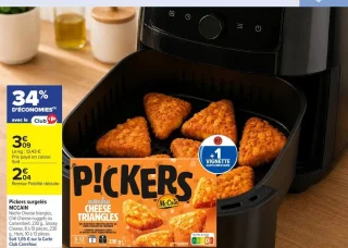Pickers surgelés MCCAIN Nacho Cheese triangles