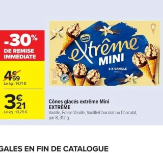Cônes glacés extrême Mini EXTRÊME