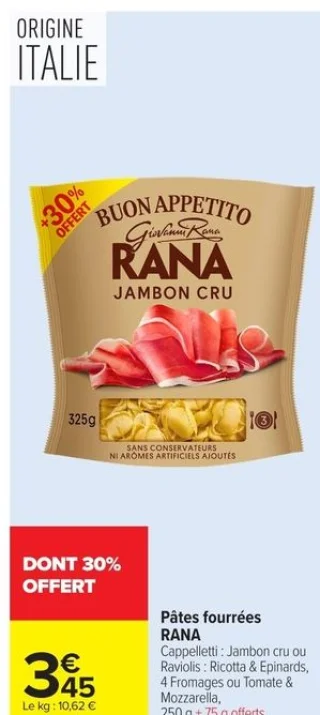 Pâtes fourrées RANA