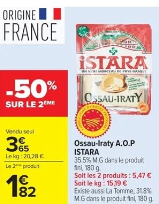Ossau-Iraty A.O.P ISTARA
