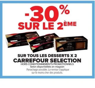 Desserts CARREFOUR SELECTION