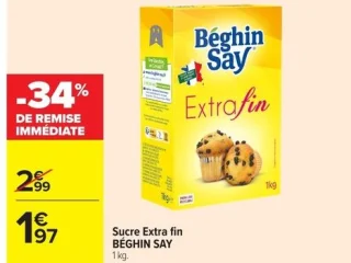 Sucre Extra fin BÉGHIN SAY