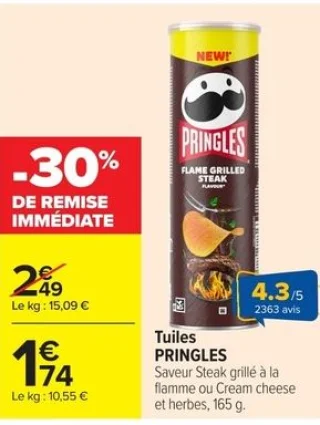 Tuiles PRINGLES