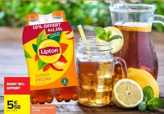 Boisson au thé glacé LIPTON Pêche