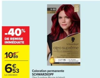 Coloration permanente SCHWARZKOPF Olea Suprême