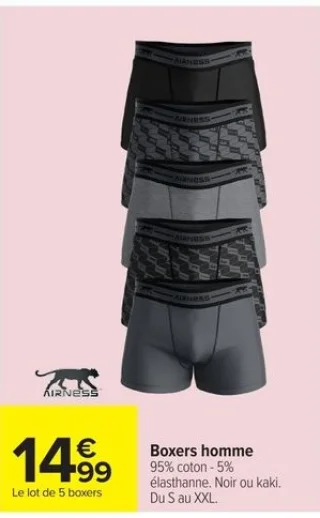 Boxers homme Airness