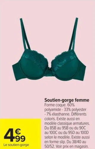 Soutien-gorge femme