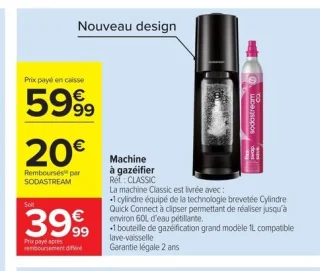 Machine à gazéifier Sodastream CLASSIC