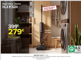 Aspirateur laveur Dreame H15S