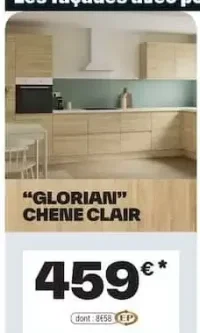 Cuisine GLORIAN Chêne Clair