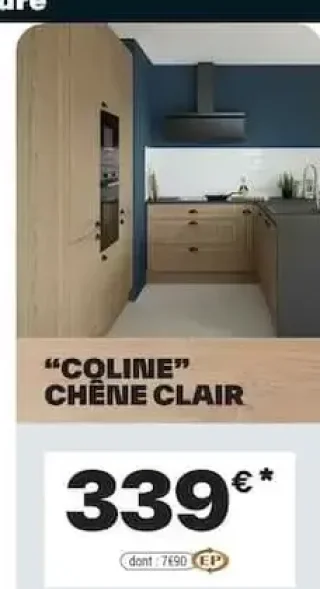 Cuisine COLINE Chêne Clair