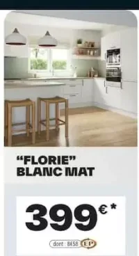 Cuisine FLORIE Blanc Mat