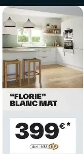 Cuisine FLORIE Blanc Mat