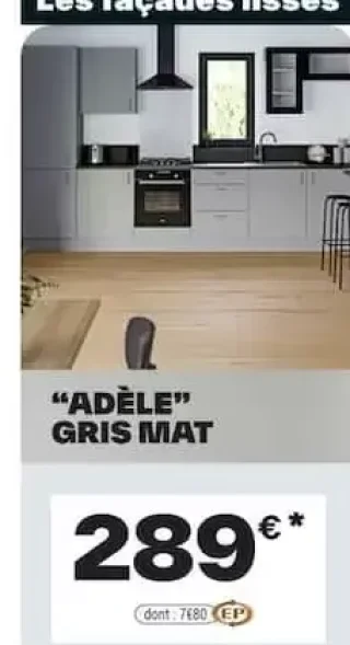 Cuisine ADÈLE Gris Mat
