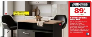 Ilôt de cuisine Marceau