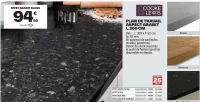 Cooke & Lewis Plan de travail aspect granit L.300 cm