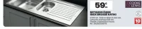 Evier Inox 1,5 Cuve Jabiri