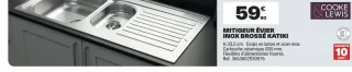 Evier Inox 1,5 Cuve Jabiri