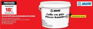 Colle en pâte Pièces humides Mapei