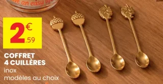 Coffret 4 cuillères