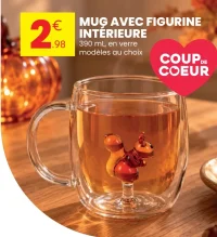 Mug avec figurine intérieure