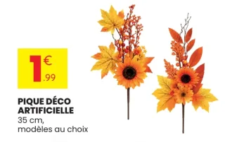 Pique déco artificielle