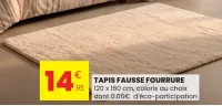 Tapis fausse fourrure atmosphera