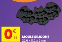 Moule silicone chauve-souris 22,6 x 11,2 x 2 cm