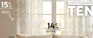 Voilage Tenali 140x240cm