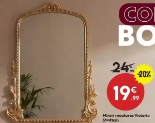 Miroir moulures Victoria