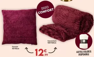 Coussin et Couverture Duo Confort