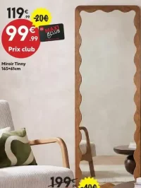 Miroir Tinny 165x61cm