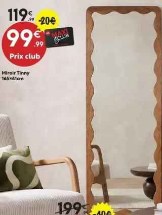 Miroir Tinny 165x61cm