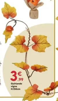 Guirlande vigne H.150cm