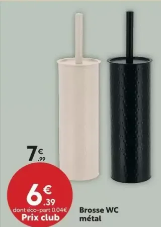 Brosse WC métal