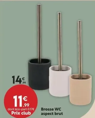 Brosse WC aspect brut