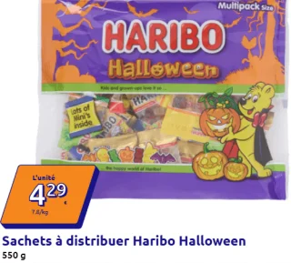Sachets à distribuer Haribo Halloween
