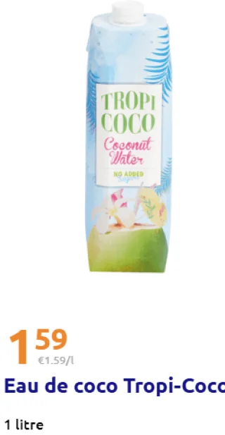 Eau de coco Tropi-Coco