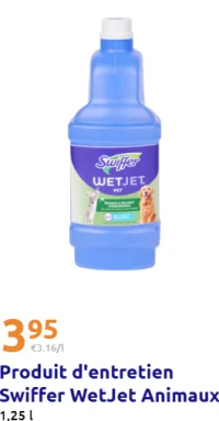 Produit d'entretien Swiffer WetJet Animaux