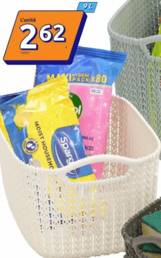 Panier de rangement Curver Knit 9 L