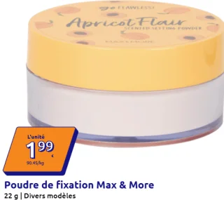 Poudre de fixation Max & More Apricot Flair