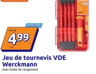 Jeu de tournevis VDE Werckmann