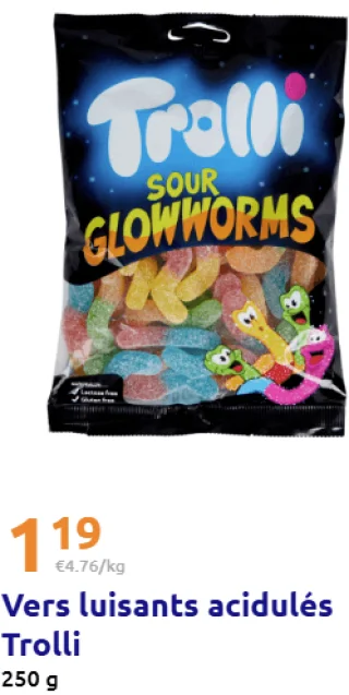 Vers luisants acidulés Trolli