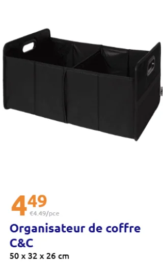 Organisateur de coffre C&C