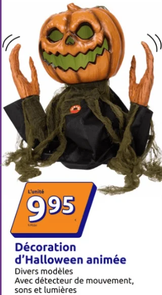 Décoration d’Halloween animée