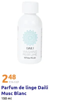 Parfum de linge Daili Musc Blanc
