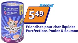 Friandises pour chat liquides Purrfections Poulet & Saumon