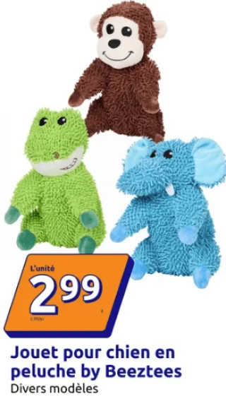 Jouet pour chien en peluche by Beeztees